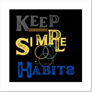 keep a health habit t shirt Posters and Art